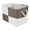 Brown, variant on Unique Bargains Cotton Storage Bin with Handles Gray 15.7*11.8*11.8in