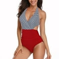 thumbnail image 1 of Trajes de baño para mujer, Trajes de baño para mujer, Traje de baño de una pieza con vendaje, bikini con relleno push-up, traje de baño, ropa de playa para mujer, 1 of 5