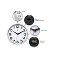thumbnail image 6 of Infinity Instruments Metro White Wall Clock, 6 of 6