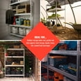 AR Shelving Industrial Storage Racks - 47 x 18 x 71in Galvanized, Steel ...
