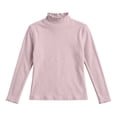 thumbnail image 4 of hotojiny Baby Girl Toddler Undershirt Thermal Long Sleeve Shirt Basic Tshirt Tops Soft Fitted Solid Color Tees for Kids(Pink,7-8 Years), 4 of 6