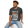 thumbnail image 6 of Father Of The Bride Scan For Payment Funny Wedding Art Unisex T-Shirt, 6 of 6