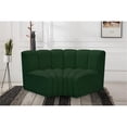 thumbnail image 2 of Meridian Furniture Arc Green Boucle Fabric Modular Sectional, 2 of 6