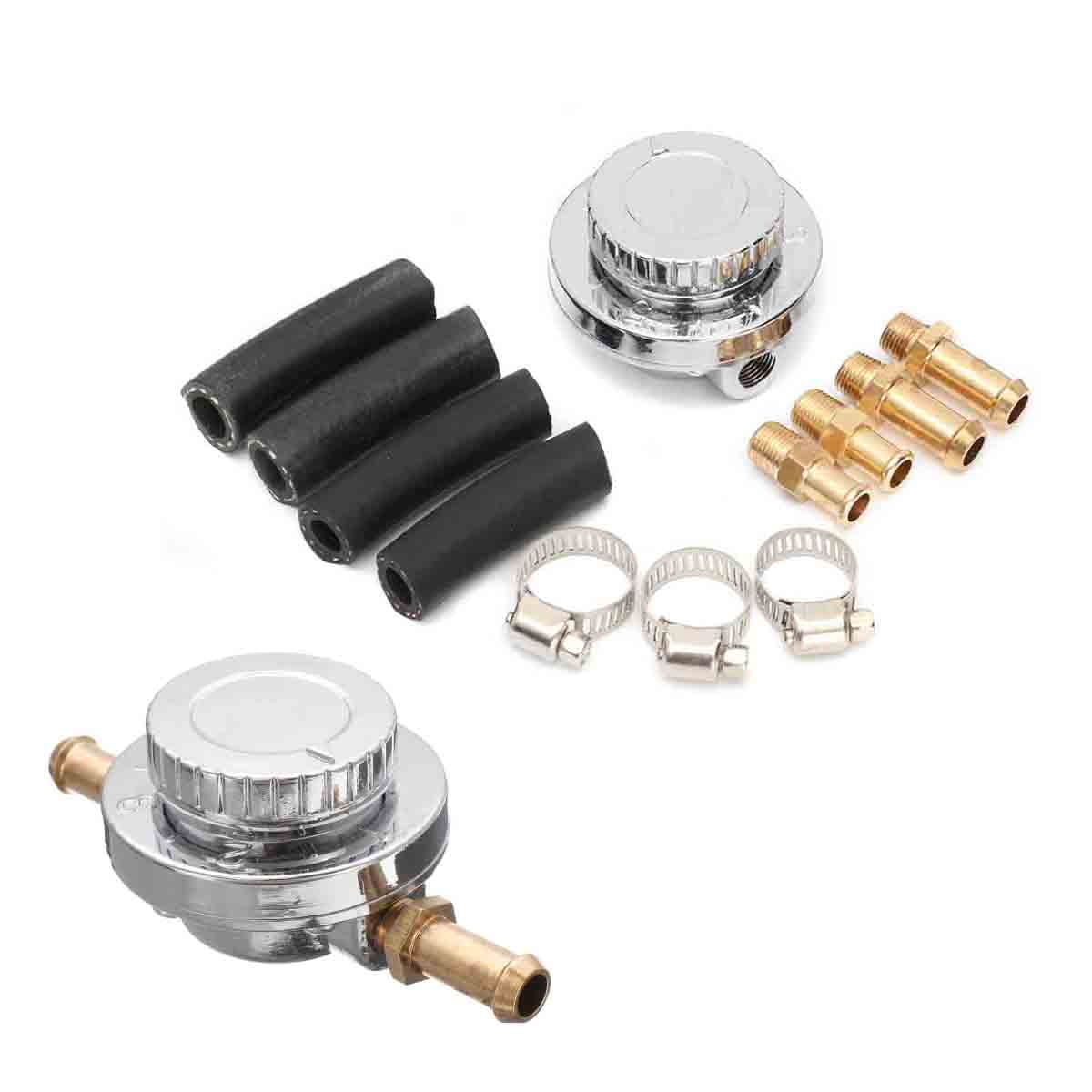 Car Universal Adjustable 8mm 10mm Hose Fuel Pump Pressure