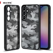 IBMRS For Samsung A55 Phone Case, Shockproof Clear Cover (Camo Black)