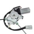 thumbnail image 4 of TRQ Front Power Window Regulator w/ Motor Driver Side Left LH for 01-05 Civic WRA51318 Fits select: 2001-2005 HONDA CIVIC, 4 of 4