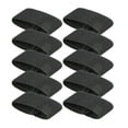 thumbnail image 2 of 10 piezas de sujetadores elásticos para cinturón de pantalones, banda de retención de correa de nailon para senderismo Negro, 2 of 9