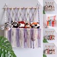 thumbnail image 1 of YAOMOBB Wall Hanging Toy Organizer Toy Storage Organizer Stuffed Rack Wall Hanging Vivid Color Easy Nursery Room Decor, 1 of 7