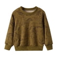 thumbnail image 2 of Hicidod Toddler Sweatshirt Boys Crew Neck Long Sleeve Pullover Tops Fall Spring Cute Print Children Cotton Sweatshirts, 2 of 3