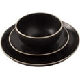 thumbnail image 2 of Gibson Home Remi 12pc Dinnerware Set - Black, 2 of 5