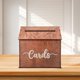 thumbnail image 3 of Wedding Card Box: Rustic Wooden Storage Box With Slot For Cards & Envelopes - Diy Keepsake Holder For Reception Birthday Graduation Party, 3 of 3