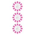 thumbnail image 4 of QualitChoice 24X Hair Roller Self-grip Curler Hairdressing Loop Self-adhesive No Heating Volume Smooth Simple Operation Professional 6cm Rose Red 3PCS, 4 of 6