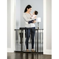 Regalo Extra Wide Easy Step® Arched Décor Walk Thru Baby Safety Gate, Bronze, Ages 6 to 24 Months