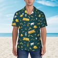 thumbnail image 4 of Lsque Camping pattern Hawaiian Shirt for Men, Unisex Summer Beach Casual Short Sleeve Button Down Shirts-Medium, 4 of 9