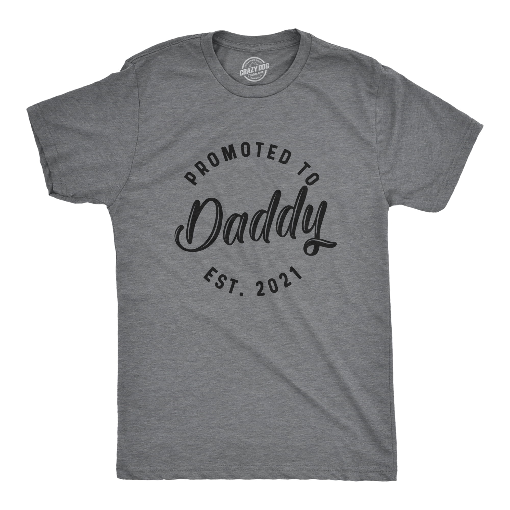 Mens Promoted To Daddy 2021 Tshirt 