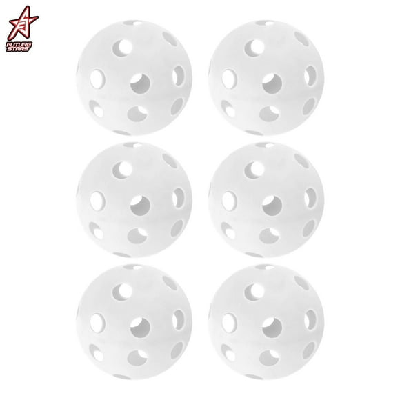 Balles de baseball d'entraînement incassables Future Stars - Lot de 6 Balles de baseball incassables Future Stars