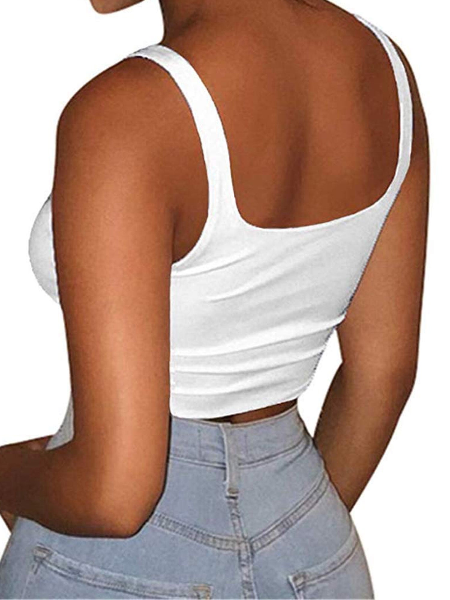bralette under tank top