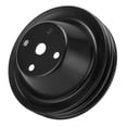 thumbnail image 2 of Crankshaft Pulley, Simple Installation Long Water Pump Pulley Solid Safe Double Groove  For Car Accessories, 2 of 8