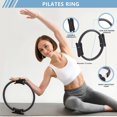 thumbnail image 4 of Pilates Kit at Home 10PCS Pilates Equipment with 11.81Inch Pilates Ring 9.8Inch Ball 5PCS Stretching Strap Risistance Bands Block Gym Bag, 4 of 7