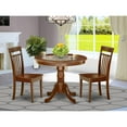 thumbnail image 4 of East West Furniture Dining Room Set Mahogany, ANCA3-MAH-W, 4 of 4