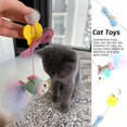 thumbnail image 3 of GHSDFBB Indoor Cat Hanging Toys,4 Packs of Retractable Cat Exercise Toy Rope,Fun Toys to Attract Cats' Attention,Hanging Door Bouncing Cat Toys, Interactive Cat Toys for Indoor Play (A), 3 of 7