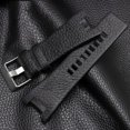 thumbnail image 2 of 32MM Notched Leather Strap For Diesel DZ1216 DZ4246 DZ4287 Watch StrapBrown-Litchi, 2 of 2