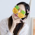 thumbnail image 4 of 1 par de gafas con forma de piña, gafas decorativas, accesorios creativos, gafas divertidas para fiesta de disfraces TUNC Sencillez, 4 of 5