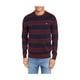 thumbnail image 1 of Lacoste Jersey Stripe Pullover Sweater para Hombre, Rojo, XX-Large, 1 of 1