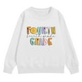 thumbnail image 4 of Coerni First Day of School Pullover Outfits for Girls Fourth Grade Kid Back to School Sweatshirt Comfy Crewneck Blouse Cotton Top, 4 of 7