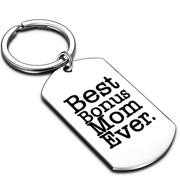 Nimteve Stepmom Gifts From Daughter Son Best Bonus Mom Ever Step Mom Keychain Stepmother, Mother-in-law Gifts