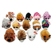 (6 Pack) Ty Beanie Babies "Teeny Tys" Plush Animals, Random Assortment