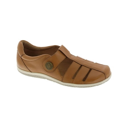 

David Tate Womens Orlando Leather Lifestyle Slip-On Sneakers