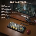 thumbnail image 5 of ATTACK SHARK X820ULTRA Mechanical Keyboard with C01ULTRA Coiled Cable, 5 of 12
