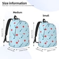 thumbnail image 2 of Disketp Syringe And Red Cross Mochila de Lona Estampada, Mochila Escolar de Viaje Ligera para Estudiantes y Portátil-Small, 2 of 5