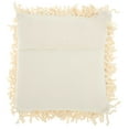 thumbnail image 2 of Nourison Skinny Fugga Shag Ivory Throw Pillow, 2 of 2