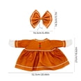 thumbnail image 3 of Lzobxe Halloween Porch Goose Clothes, Fall Garden Goose Costume for Cement or Plastic Geese, Thanksgiving Outdoor Patio Yard Lawn Decoration, 3 of 9