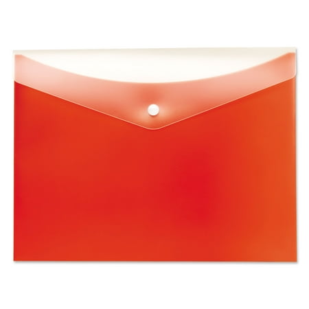 poly snap envelope 8 1 2 x 11 tangerine walmart com