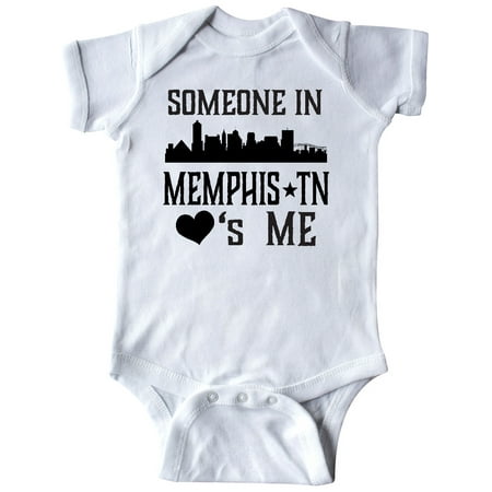 

Inktastic Memphis Tennessee Someone Loves Me Skyline Gift Baby Boy or Baby Girl Bodysuit