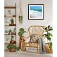 thumbnail image 3 of Teal Surf I Framed Art Print by Nicholas Biscardi, 30" x 30", Sold by Art.com, 3 of 4