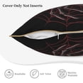 thumbnail image 5 of Kll Spider With Skull Decorative Throw Pillow Covers Velvet Soft For Couch Sofa Bedroom Living Room Outdoor -20"X20", 5 of 8