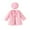 E Pink, variant on Auroural Baby Girl Jackets 12 Months Fashionable Children's Solid Color Small Shawl Sweet And Cute Home Party Coat Jacket Casual Long Sleeved Warm Jacket Red 9-12Months