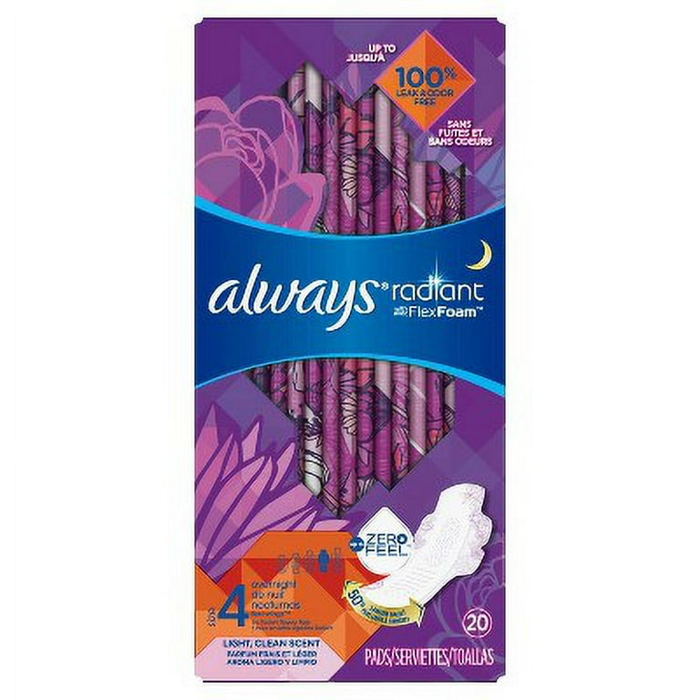 Alwaysせんよう Always ZZZ Feminine Sanitary Night Pads, Thin Size 6, Unscented