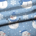 thumbnail image 4 of NOLDARES Christmas Pajama Pants for Women Cute Sleep Lounge Pants, Cozy PJ Bottoms Sleepwear Gifts(Z3-Light Blue,L), 4 of 4