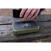 (4 pack) Swiss Tech Leistung 20000 mAh Wireless Solar Power Bank with Flashlight IP54