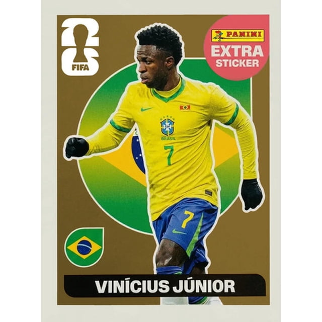 Panini Fifa World Cup 2026 Extra Stickers Oro Vinicius Junior Oro