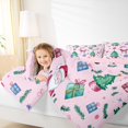 thumbnail image 4 of Homewish Teens Kids Children Christmas Santa Claus 3 Pieces Queen Comforter Set,Happy Xmas Tree Ultra Soft Bedding Sets,Happy New Year Bedding Comforter Set Breathable,Ultra Soft Home Decor, 4 of 8