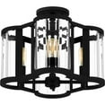 thumbnail image 6 of QSF6193MBK Quoizel Lighting 4 Light Semi-Flush Mount In Modern Style-11.5 Inches Tall and 15 Inches Wide-Matte Black Finish, 6 of 11