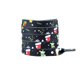 thumbnail image 2 of Cordones navideños para zapatillas y botas - Patrones navideños con copos de nieve y renos - Cordones de poliéster duraderos para estilo estacional, 2 of 6