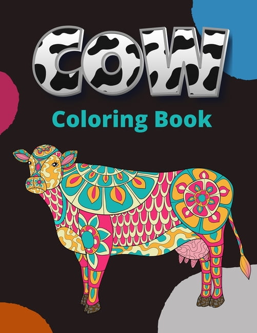 cow coloring pages for adults