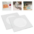 thumbnail image 5 of Fiocias 2Pcs Clear Acrylic Napkin Holder Coffee Table Square Coasters Placemat Water Resistance Dining Table Kitchen Home Office Party Decor, 5 of 9
